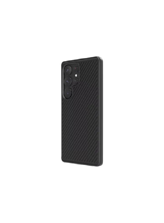 LEVELO Case For Samsung S25 Ultra Ox Carbon - Black - Image 2